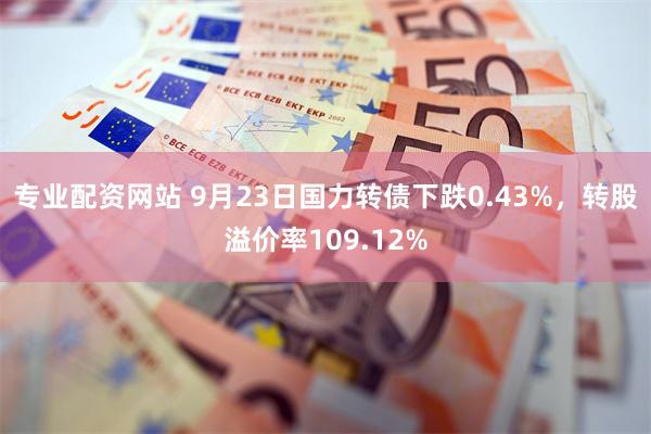 专业配资网站 9月23日国力转债下跌0.43%，转股溢价率109.12%