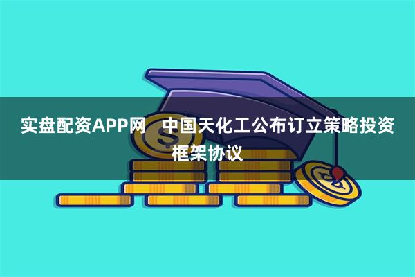 实盘配资APP网   中国天化工公布订立策略投资框架协议