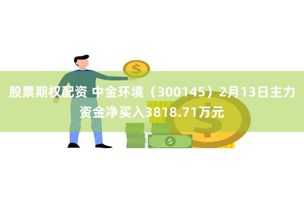 股票期权配资 中金环境（300145）2月13日主力资金净买入3818.71万元